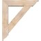 Ekena Millwork Traditional Traditional Smooth Bracket w/ Offset Brace, Douglas Fir, 7 1/2"W x 34"D x 38"H BKT0806X34X38TRA01SDF - alternate 2